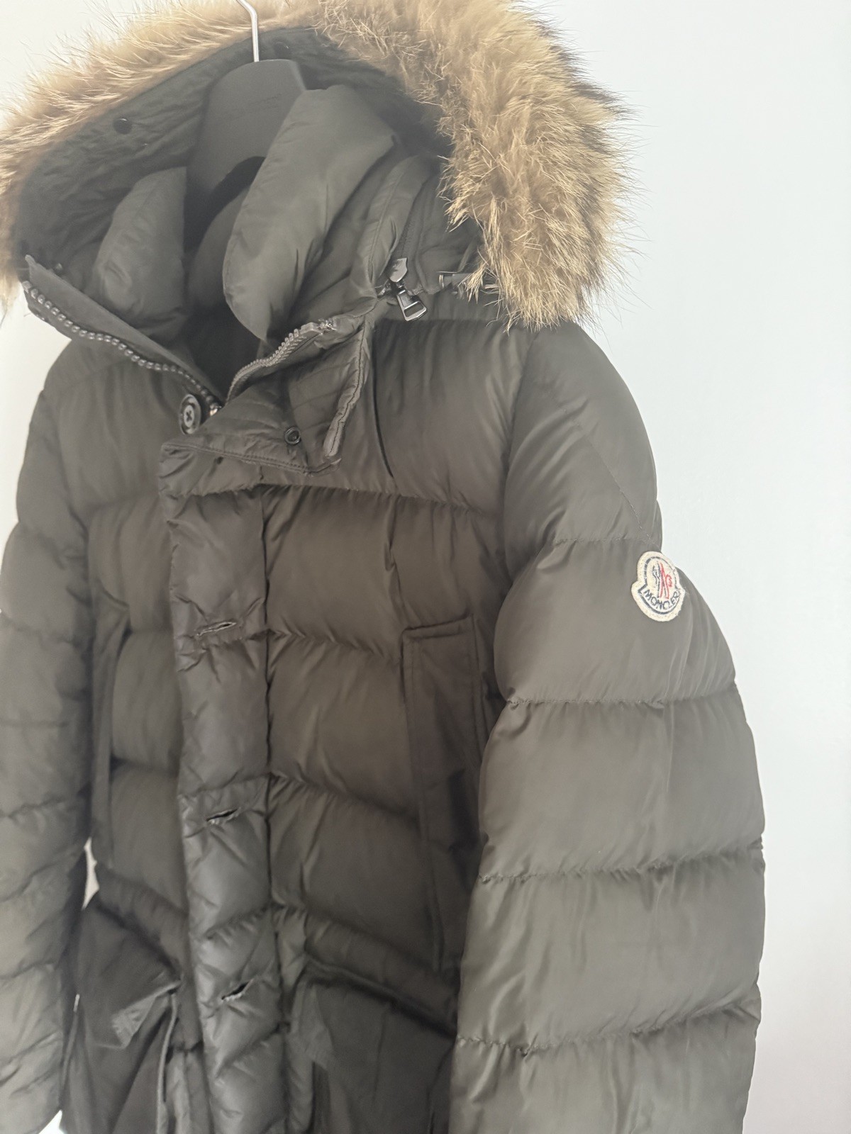 Men’s Moncler Jacket Cluny Green Olive Size 2 UK M RRP £1,850 100percent Authentic image 3