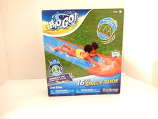Bestway H2O GO 16ft Single Slide Water Slide for Kids With Drench Pool
