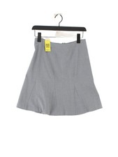 Van Heusen Women's Mini Skirt W 28 in Grey 100 Other Short Mini