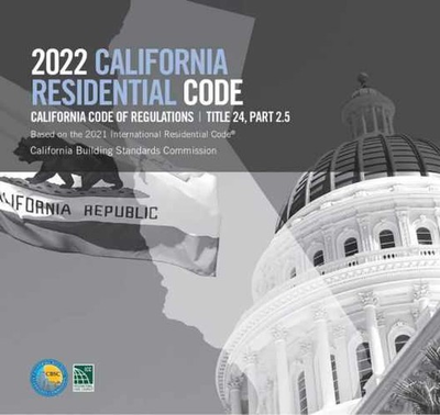 #ad 2022 California Residential Code Title 24 Ring bound by ICC Very Good $157.47