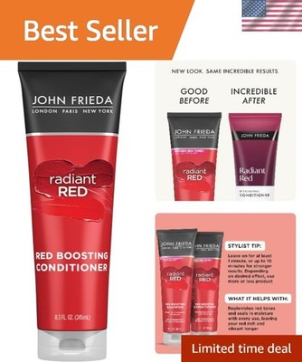 Cruelty-Free Radiant Red Conditioner with Vitamin E for Softness & Shine, 8.3 Oz