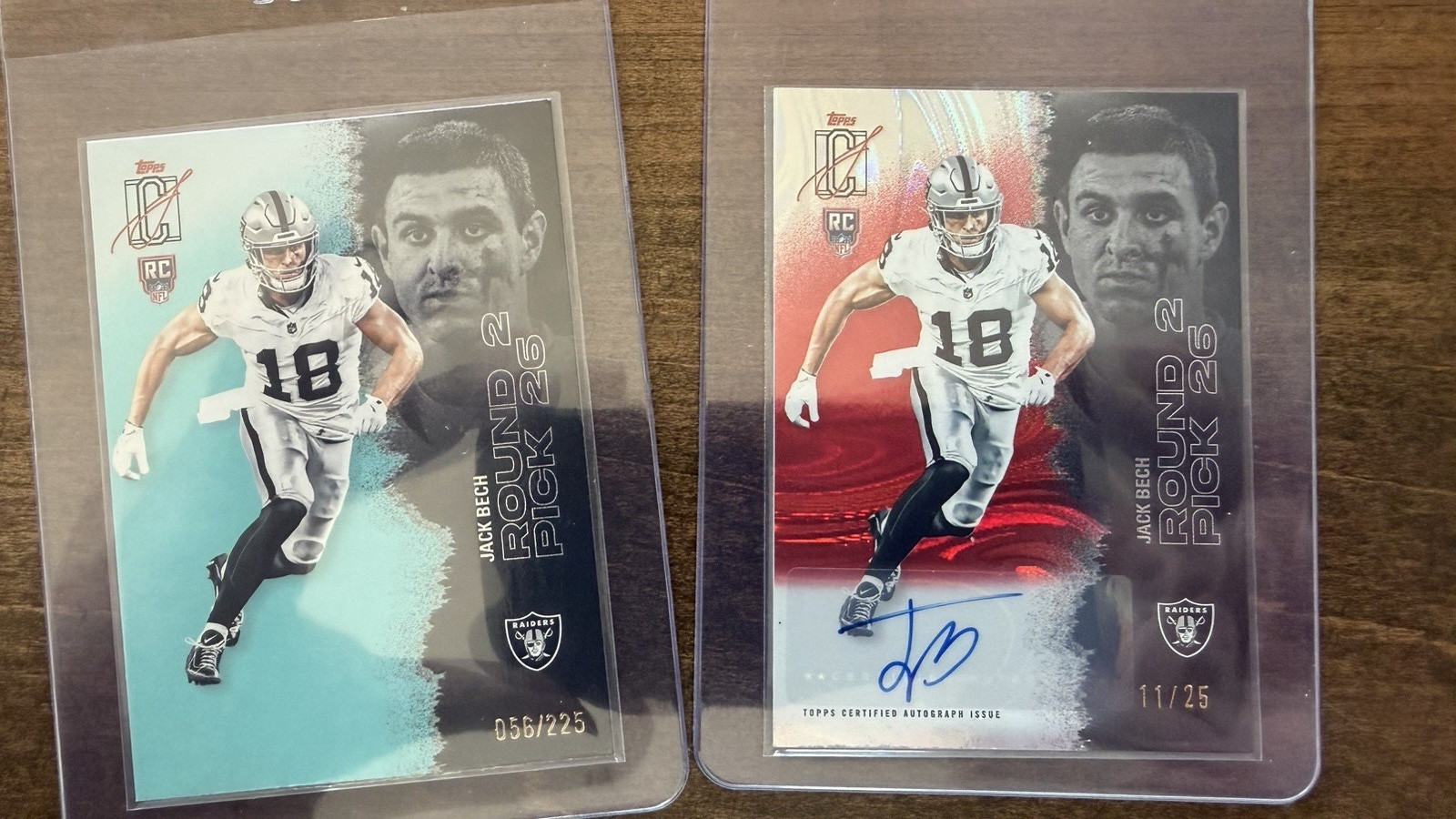 Topps 2025 Signature Class Jack Bech RC Auto 11/25 + 056/225 No. 129 (2)