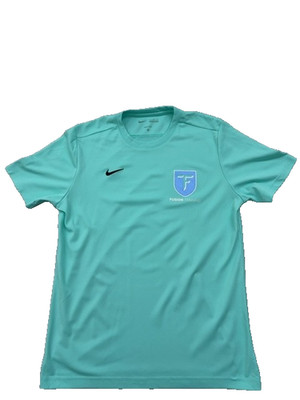 Nike Dri-FIT Teal T-Shirt L Kurzarm Rundhals Poly Trikot