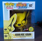 Funko Pop! Vinyl Kurama Naruto Shippuden GameStop Exclusive Glow Figure Box #97