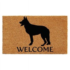German Shepherd Outdoor Doormat 17" x 29