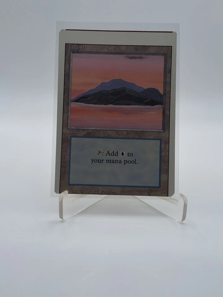 ISLAND 1994 REVISED EDITION Magic: The Gathering FACTORY ERROR vintage MINT - Image 3 of 3