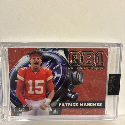 Wild Card QB1 On The Clock Patrick Mahomes Chiefs OCW-RD-PM 1/5 2026