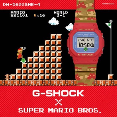 DW-5600SMB-4JR タグ付き G-SHOCK CASIO カシオ CASIO DW-5600SMB-4JR gshock Super Mario Bros 20ATM watch | IPPO