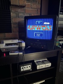 Airwolf for Nintendo NES by Acclaim Cart and Sleeve only Cleaned and Play Tested
