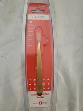 Rubis Twin Tip Tweezer Pointed/slanted