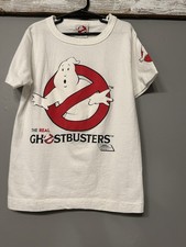 Ghostbusters 1984 Movie VINTAGE T-Shirt Youth Med Single Stitch Baby Tee