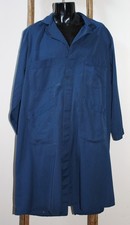 Vtg UNIVERSAL Overall Co BLUE Mechanics LAB Stone Cutter COAT Union Made 44 L