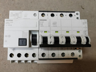 Siemens FI Block 5SM2342 6 0 03A und Siemens LS Schalter 5SY46 MCB C16