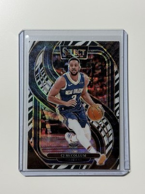 2024-25 Panini Select - Premier Level C.J. McCollum #133 Zebra Prizm