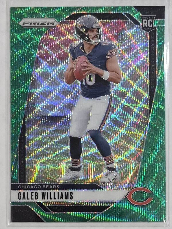 Panini 2024 Prizm Caleb Williams Chicago Bears Rookie RC #301 Football Card