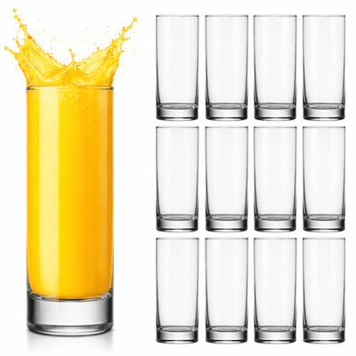 Gläser Set Hohe Trinkgläser Longdrink Glas Wassergläser Wasserglas Cocktail Saft