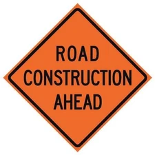 Eastern Metal Signs And Safety 669-C/36-Emo-Ra Road Construction Ahead Traffic