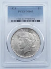 1923 P Peace Silver Dollar $1 PCGS MS63 - U1155