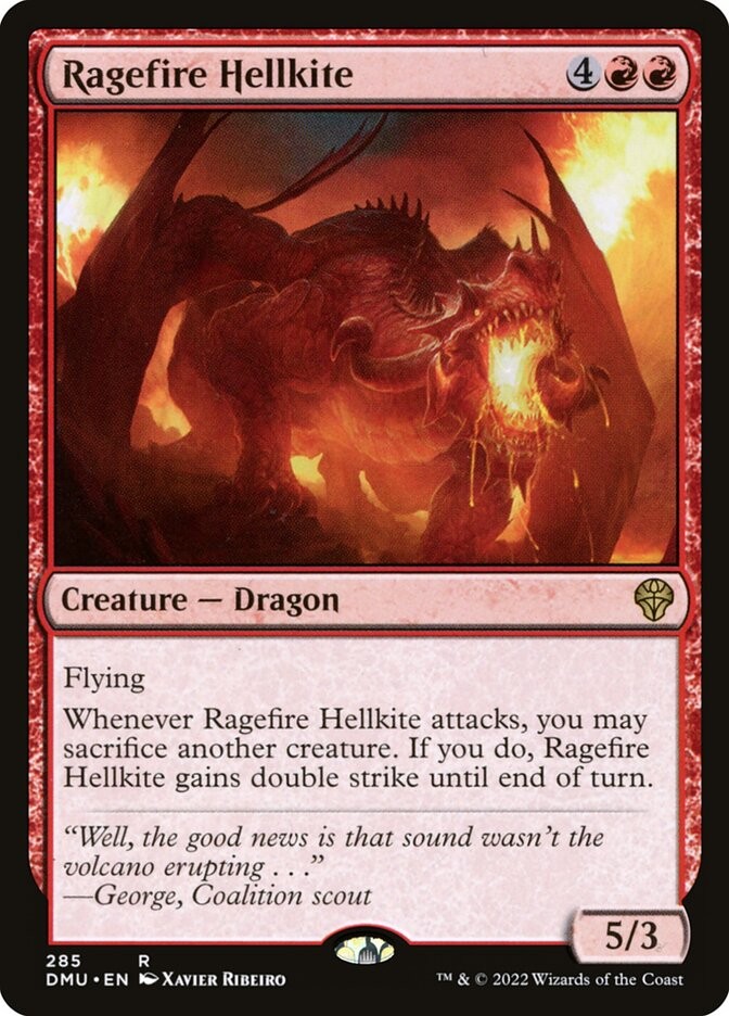 Ragefire Hellkite (285) Dominaria United DMU MTG Magic