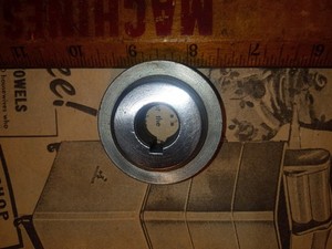 Power Trim  Edger Pulley 2"X 5/8" Bore Solid Steel Heavy Duty