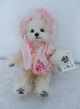 Original Mary Holstad Artist Baby Girl "Nina" Bear OOAK mohair signed 8"