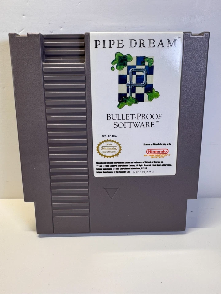 Pipe Dream (Nintendo NES, 1990) 9/10 NEAR MINT Authentic. Tested. - Image 2 of 4
