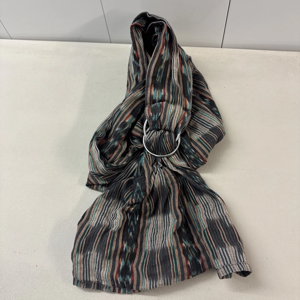 玛雅包裹式戒指吊索阿兹特克部落 100% 棉婴儿背带多萝西中号 — 第 4/4 张图片