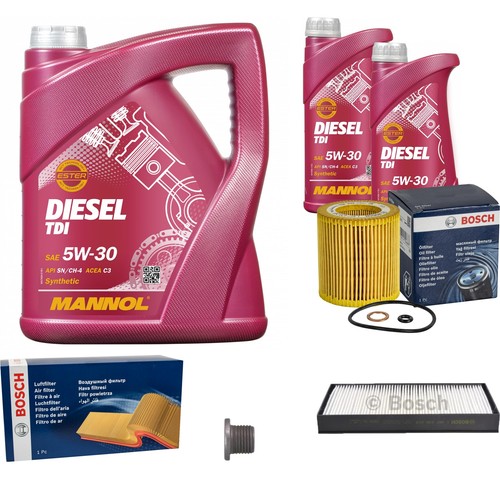 Kit Vidange MAHLE MANNOL 6L 5W-30 Pour Alfa Romeo 159 2.0 JTDM