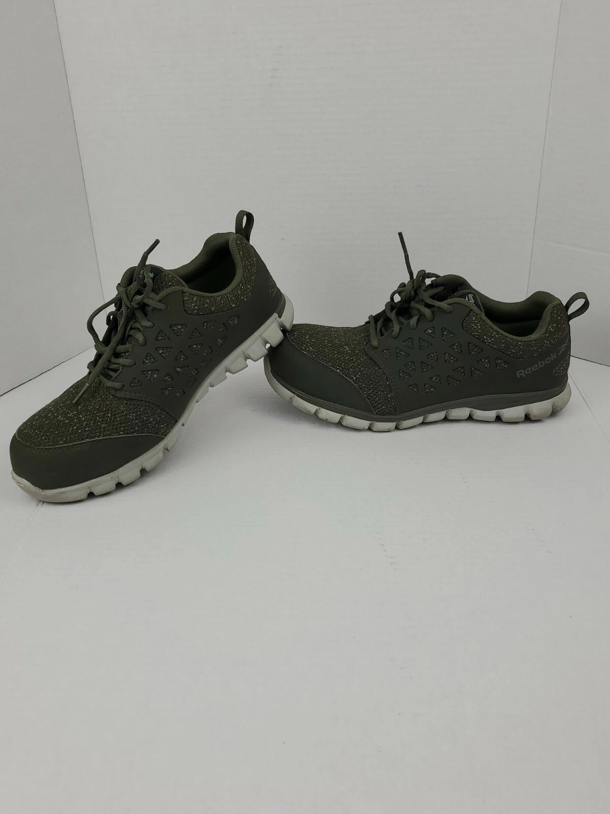 Reebok Sublite Cuscino Lavoro Atletico Oxford RB051 DONNA Taglia 10W Punta Composita