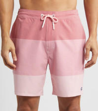 NWT JOHNNIE-O CORAL BIDA COLORBLOCK 7" SURF SHORTS BOARDSHORTS SWIM TRUNKS XL
