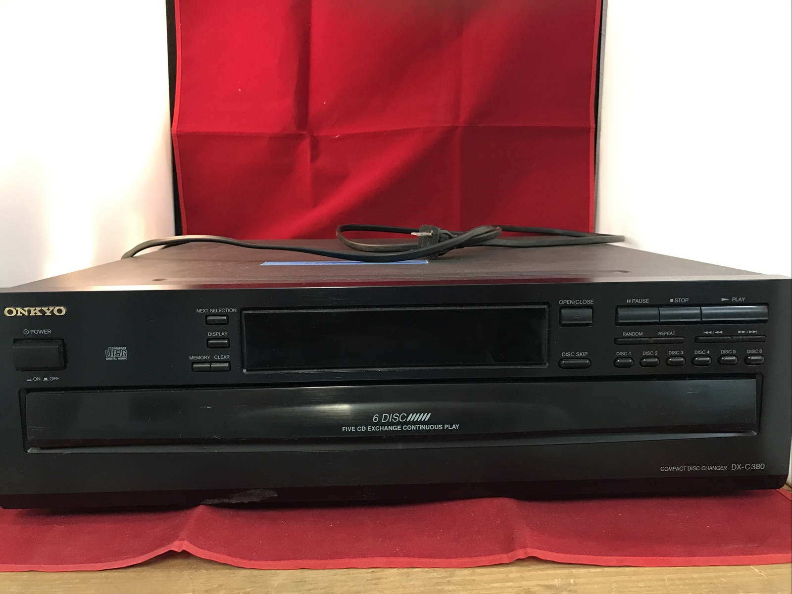 Onkyo 6 Disc 5 CD Exchange Continuous Play Compact Disc Changer DX380 Tested eBay
