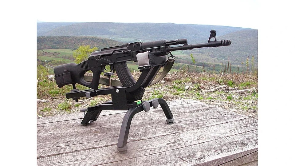 Shooting Bench Rest Universal High Capacity Pistol Rifle Gun Adjustable ...