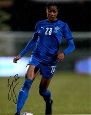 Iceland Sveindis Jane Jonsdottir  Autographed Signed 8x10 Photo COA #1
