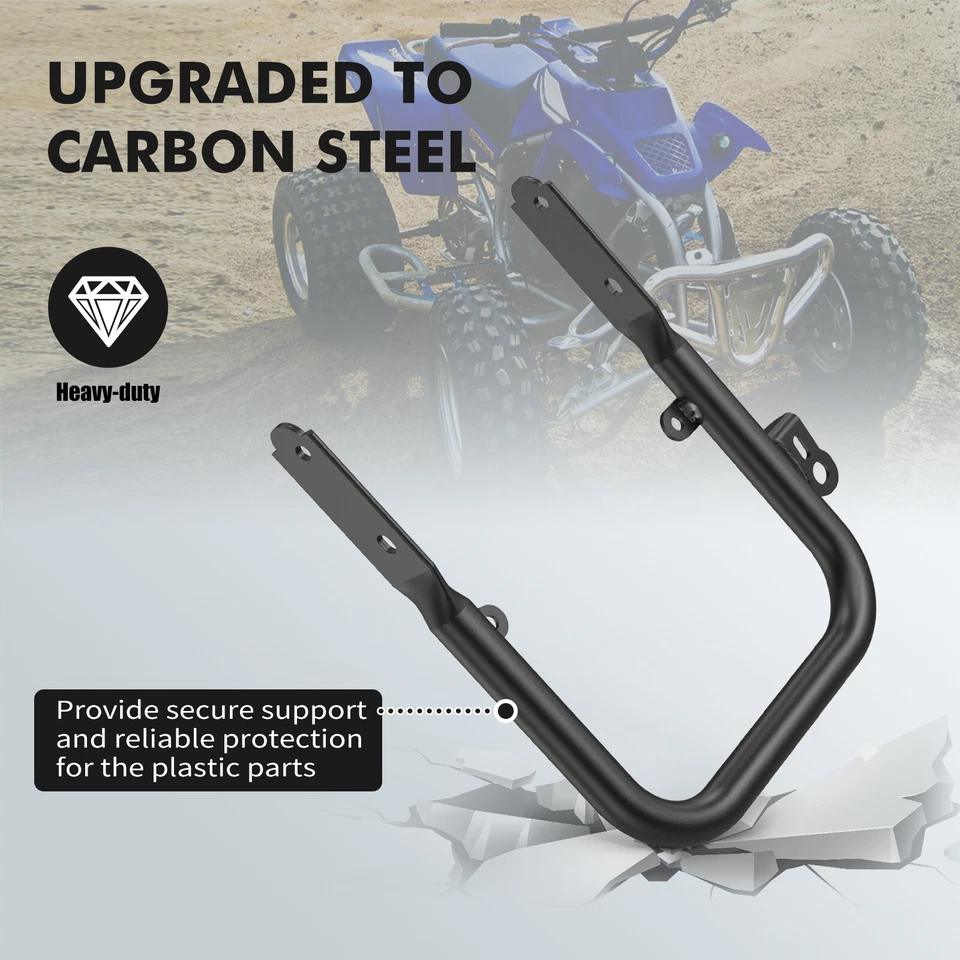 For Yamaha Blaster 200 YFS200 1988-2006 Rear Grab Bar Bumper Handle Carbon Steel - Image 2 of 4