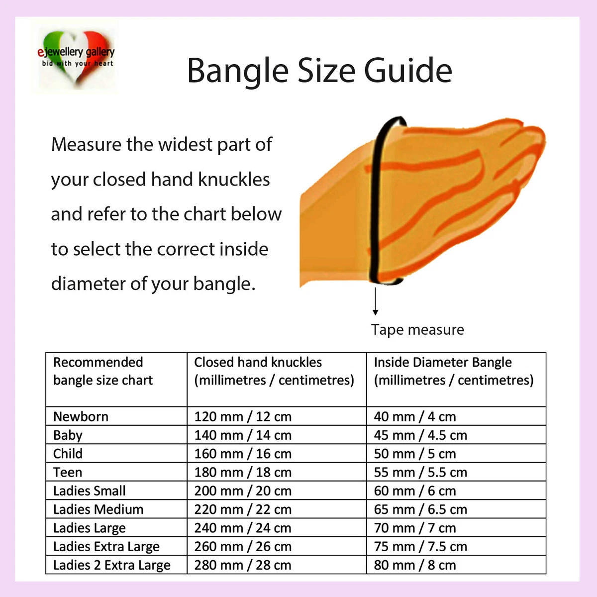 Share more than 158 child bracelet size chart super hot kidsdream.edu.vn