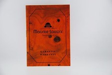 Maurice Lacroix International Guarantee Booklet Manual Blank