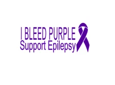 I Bleed Purple Epilepsy Awareness Vinyl Decal For Car Or Vinyl Wall Decal