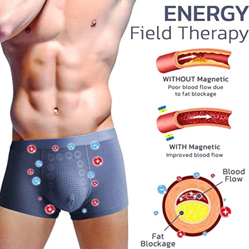 Magnetische Energie Energiefeldtherapie Herren Slips Boxer Unterwäsche Unterhose - Picture 5 of 16