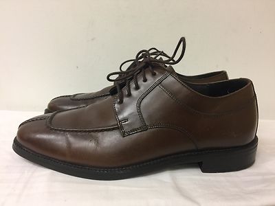 Cole Hann brown dress lace up leather shoes for men size 7.5  display picture 1