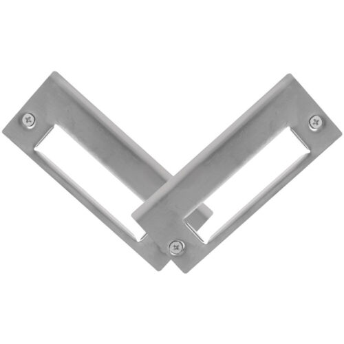 2pcs Door Striker Plates Stainless Steel Deadbolt Covers Door Strike Plate