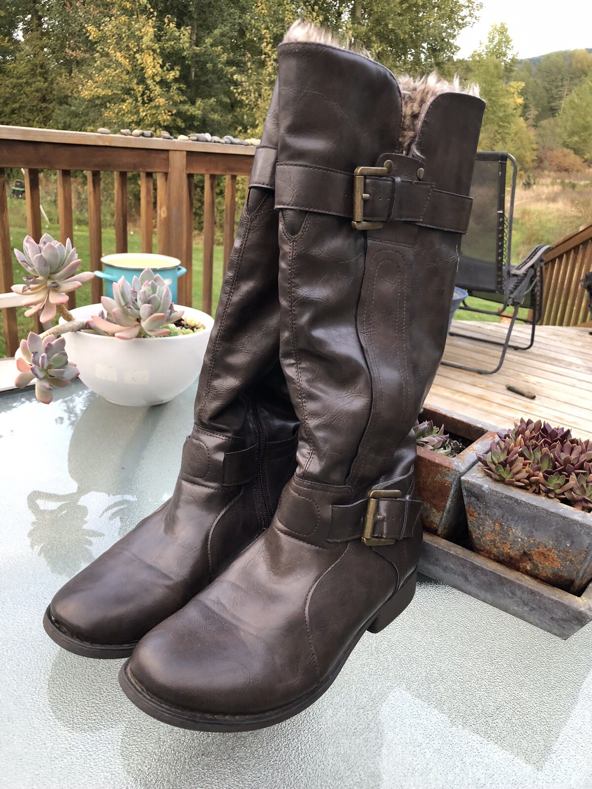 ariat fur lined boots