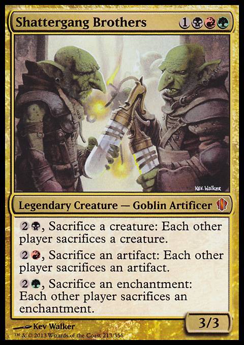 Magic the Gathering MTG Shattergang Brothers (213) Commander 2013   LP