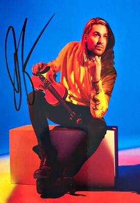 Autogramm David Garrett Geiger handsignierte Autogrannkarte 23-2-2 xyz