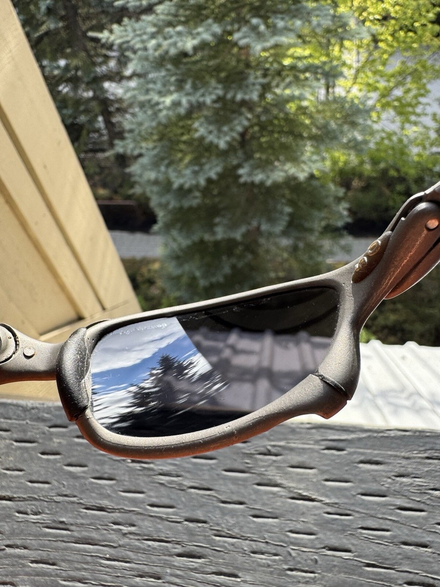 Vintage Oakley Juliet X-Metal Titanium Sunglasses Men's Y2K Gray