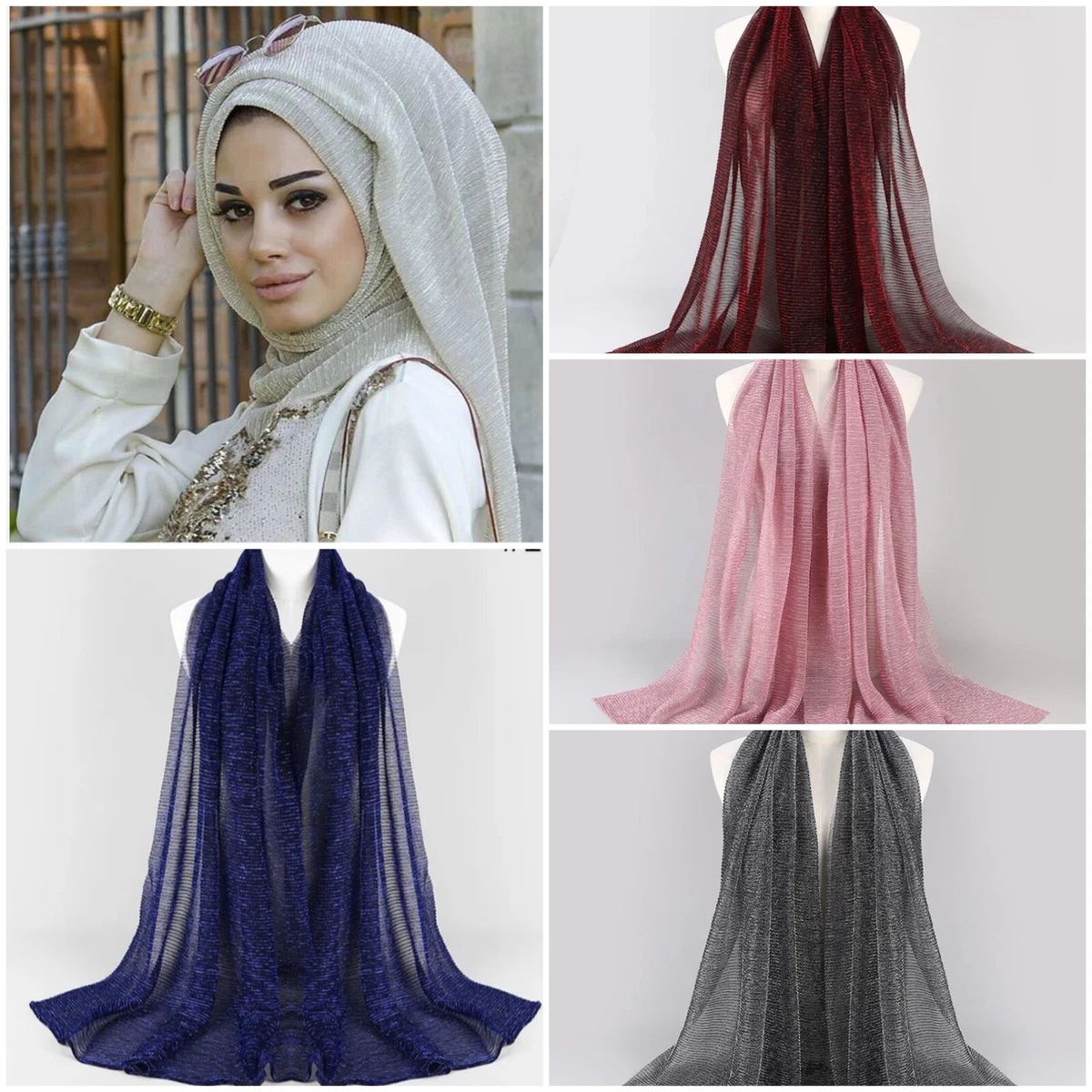 glitter scarves