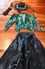 Victorian Edwardian Inspired Outfit Top Jacket Skirt Hat Sz M/L — photo 3