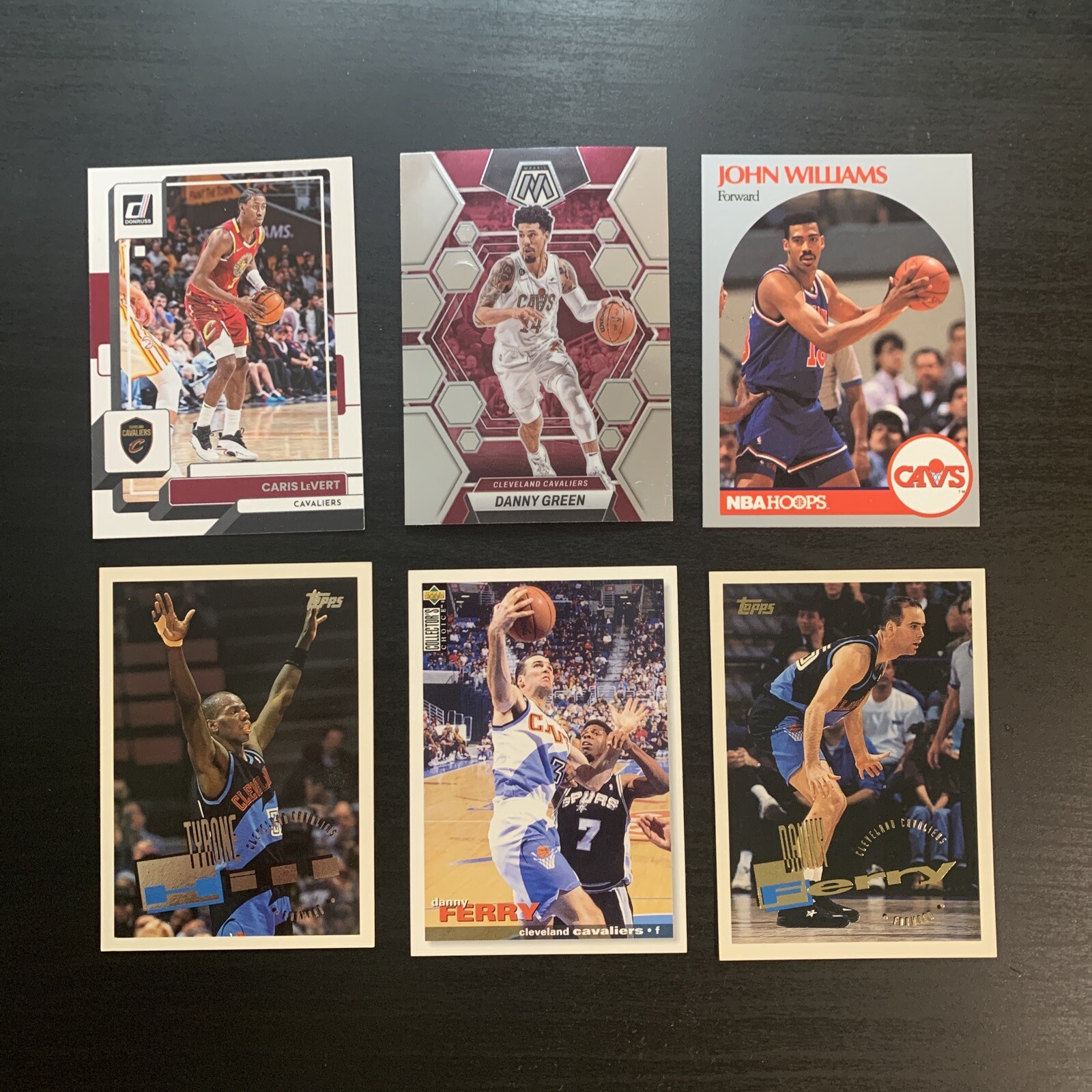 6 Card Cleveland Cavaliers Lot VG NBA Basketball