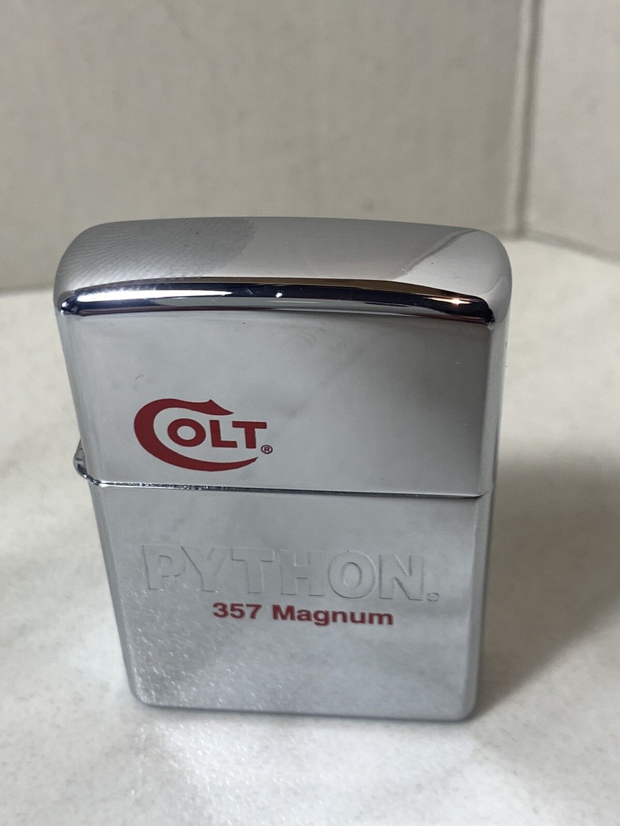 Zippo lighter lighter colt python cobra 357 magnum 1996 new new 