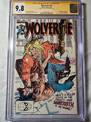 Wolverine 10 CGC 9.8 SS Signed by Chris Claremont 1st Silver Fox Marvel Comics