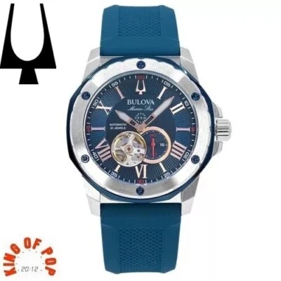 Bulova 98A282 Marine Star Automatic 20 ATM * Express 1/2 Days*